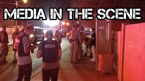 Media in the scene... #upeople #WestsideAccountability #phoenix #phoenixpolice #statetrooper