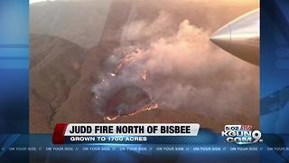 Judd Fire burns near Bisbee