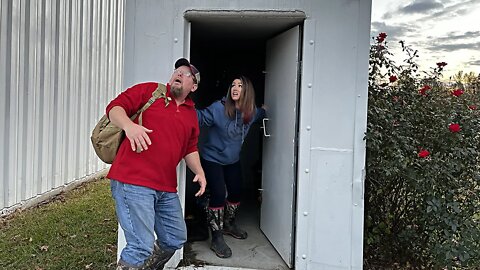 Preparing The Storm Shelter For The Big One!