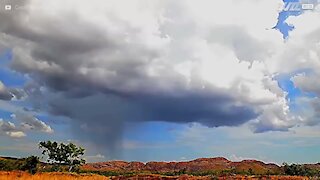 Time-lapse viser storm i Australien