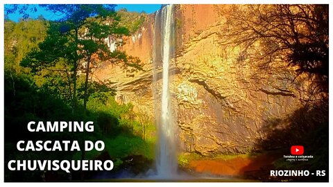 ⛺CAMPING CASCATA DO CHUVISQUEIRO | Riozinho RS - área de camping, Cascata do Chuvisqueiro e 3 quedas