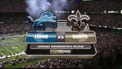2009-09-13 Detroit Lions vs New Orleans Saints