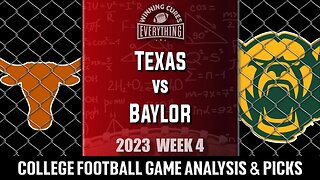 Texas vs Baylor Picks & Prediction Against the Spread 2023 College Football Analysis