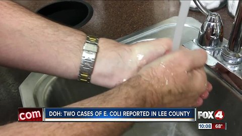 Teen infected with E. coli in Lee County