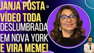 Janja posta vídeo toda deslumbrada em Nova York e vira meme!