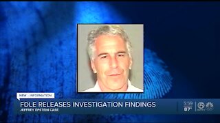 FDLE investigation finds no wrongdoing by PBSO, State Attorney's Office in Jeffrey Epstein plea deal