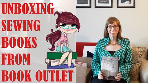 📚📗UNBOXING SEWING BOOKS FROM BOOK OUTLET 📗📚| BUDGETSEW #FRIDAYSEWS