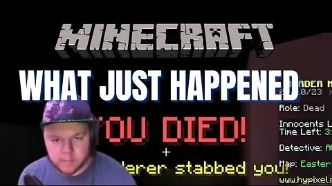 WHAT JUST HAPPENED | Minecraft: Hypixel Murder Mystery | Multiplayer w/ @crochetedcraftsgaming