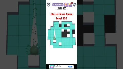 Classic Maze Game Level 252. #shorts