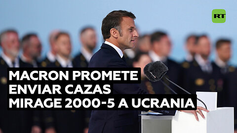 Macron: "Mañana anunciaremos el envío de cazas Mirage 2000-5 a Kiev"