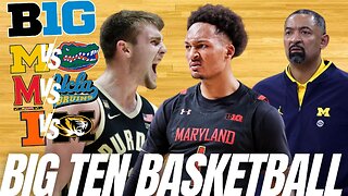 Big Ten Basketball Podcast: Michigan Recap | Illinois & Maryland Preview | B1G Draft | Predictions