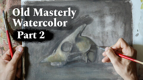 Jan-Ove Tuv Demonstrates How to Paint Old-Masterly with Watercolor (Pt. 2)