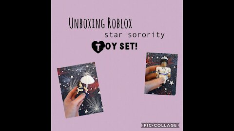 Unboxing Roblox Star Sorority Toy Set! 🍉🍐| strawberryjello