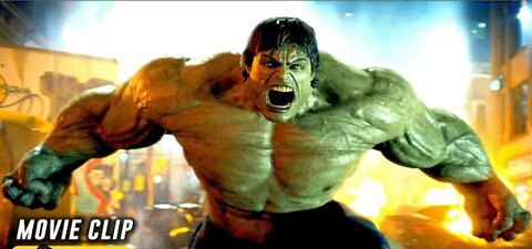 THE INCREDIBLE HULK (2008) Hulk Confronts Abomination [HD]