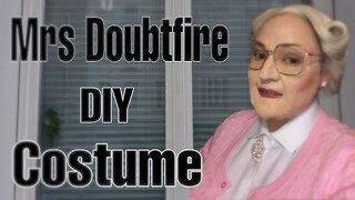 Mrs. Doubtfire costume and makeup tutorial