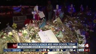Lee County schools honor Parkland victims with moment of silence at 10:17 a.m.