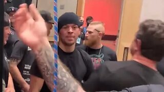 Nate Diaz gets into scuffle with AJ Mckee at Paul vs Woodley weigh ins