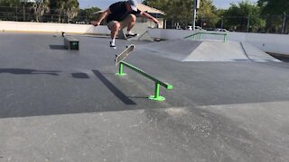 Frontside Flip Over Bar