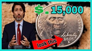 Five cents 2016-D Jefferson Nickel is Worth up to $15,000 don't spend this?