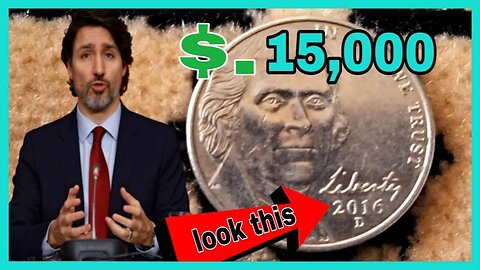 Five cents 2016-D Jefferson Nickel is Worth up to $15,000 don't spend this?