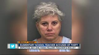 Deputies: Teacher stole credit card from another teacher at recess