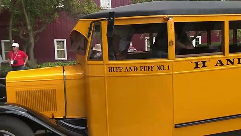 I got to drive the 1931 Ford MAFFI bus "Huff & Puff" for Model A Day 2022 at The Gilmore Auto Museum