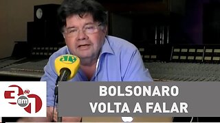 Bolsonaro volta a falar