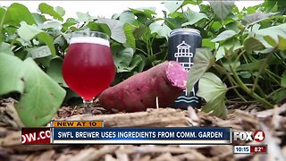 Local brewery uses ingredients from community garden