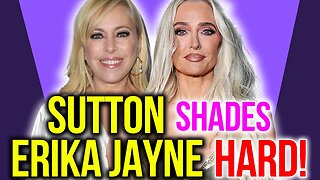 Sutton Shades Erika Hard! #rhobh #bravotv #erikagirardi #suttonstracke