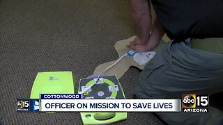 Officer on a mission to save lives