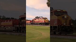 Florida East Coast Railway FEC-107 at Daytona Beach Golf Club August 5 2023 #railfanrob #fec107