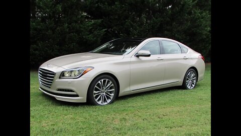 2015 Hyundai Genesis 3.8 H-Trac Start Up, Test Drive, and In Depth Review