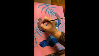 Painting tutorial of stitch