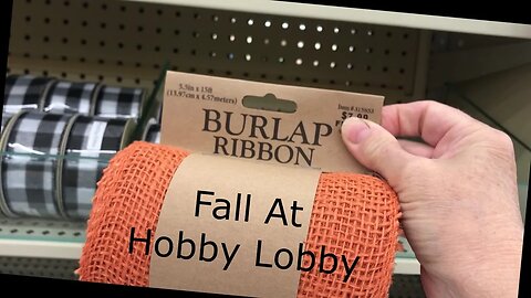 Fall Shopping At Hobby Lobby