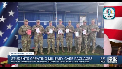 Whiteriver school works to send 100+ holiday care boxes to troops overseas