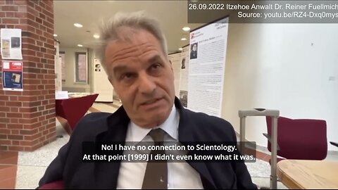 Reiner Fuellmich claims he did not know what Scientology was