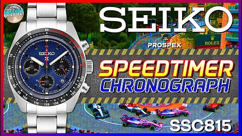 Groovy Man! | New Seiko Prospex Solar 100m Speedtimer Chronograph SSC815 Unbox & Review