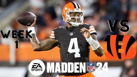 NFL FOOTBALL RETURNS! Cleveland Browns Madden 24 Season: Episode 1