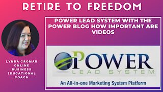 Power Lead System With The Power Blog How Important Are Videos