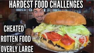 TOP FIVE HARDEST FOOD CHALLENGES Of 2021 | Getting Cheated, Rotten Food, Huge Food | Man Vs Food
