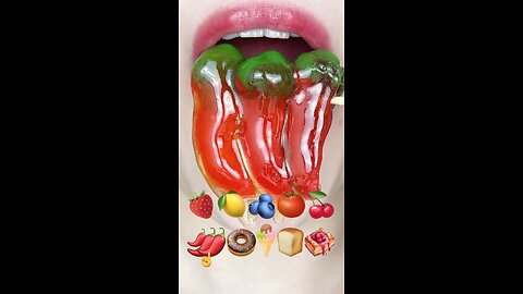 ASMR spicy tanghulu eating sounds #asmr #eatingasmr #asmrsounds