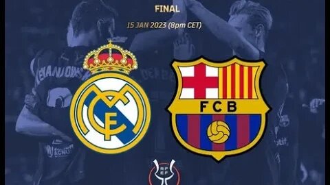 Barcelona 2 vs 0 Real Madrid EN DIRECTO Supercopa España Final 15/01/2023