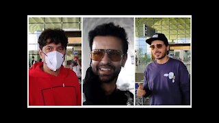 Divyenndu Sharma, Chunky Pandey & Aamir Ali snapped at the Airport | SpotboyE