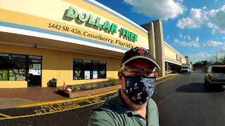 Shopping at Dollar Tree in Casselberry, Florida