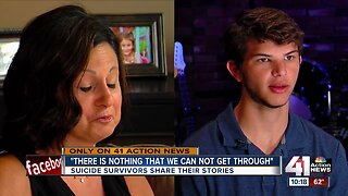 After thoughts of suicide, these 2 people now working to help others