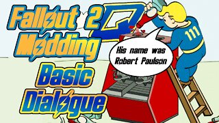 Fallout 2 Modding - Basic Dialogue