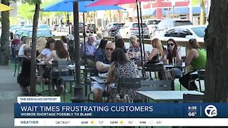 As we return to normal, many people seeing longer wait times at restaurants