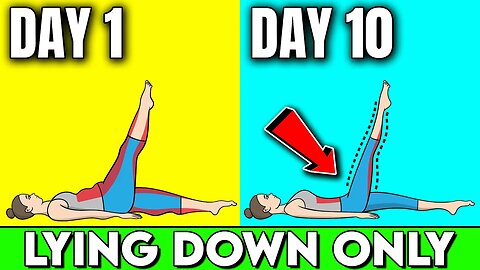 10 Bed Exercises To Slim Thighs & Flatten Belly In 10 Days