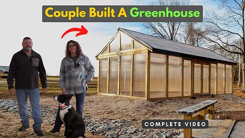 How to Build a DIY Greenhouse. You Have Never Seen One Built Like This!