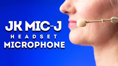 JK Mic-J 069 Headset Microphone: Cheap Headset Mic for Recording in Noisy Places